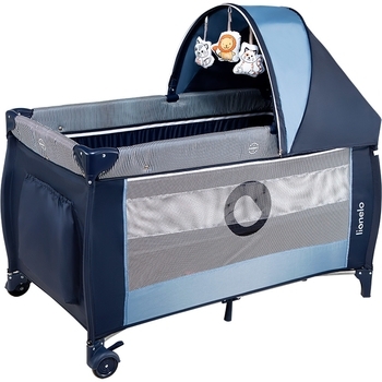 Ліжечко-манеж Lionelo Sven Plus Blue Navy, синій - Pampik
