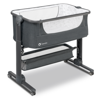 Ліжечко приставне Lionelo Timon, темно-сірий - Pampik - 21
