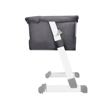 Ліжечко приставне Lionelo Theo Dark Grey, темно-сірий - Pampik - 13