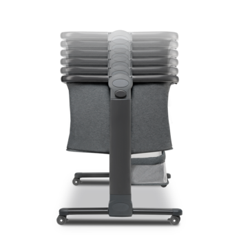 Ліжечко приставне Lionelo Timon, темно-сірий - Pampik - 6