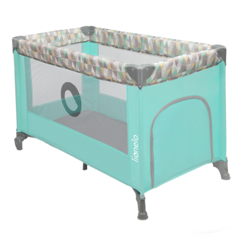 Манеж Lionelo Stefi Green Mint Multicolor, мятный - Pampik - 2
