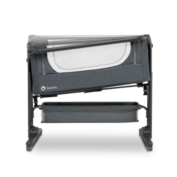 Ліжечко приставне Lionelo Timon, темно-сірий - Pampik - 14