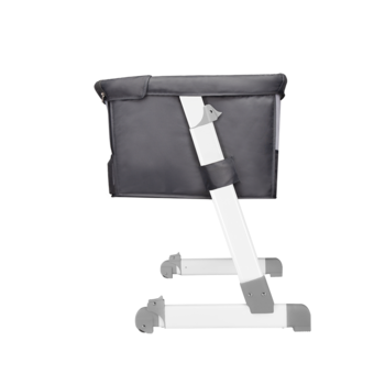 Ліжечко приставне Lionelo Theo Dark Grey, темно-сірий - Pampik - 11