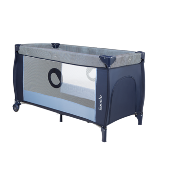 Ліжечко-манеж Lionelo Sven Plus Blue Navy, синій - Pampik - 2