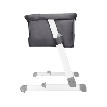 Ліжечко приставне Lionelo Theo Dark Grey, темно-сірий - Pampik - 15