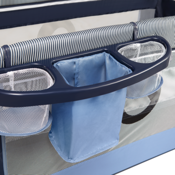 Ліжечко-манеж Lionelo Sven Plus Blue Navy, синій - Pampik - 11