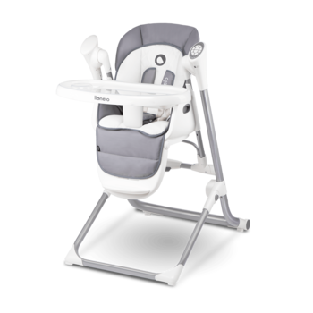 Крісло-гойдалка для годування 2 в 1 Lionelo Niles Grey, сірий - Pampik - 3
