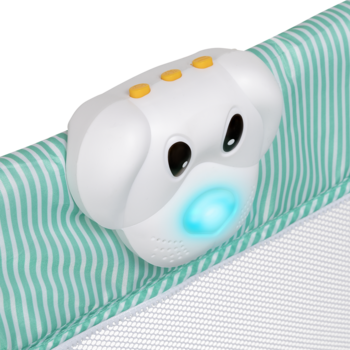 Ліжечко-манеж Lionelo Sven Plus Turquoise Grey, бірюзовий - Pampik - 8