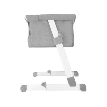 Кроватка приставная Lionelo Theo Concrete, серый - Pampik - 3