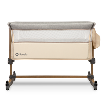 Кроватка приставная Lionelo Leonie Beige Sand, бежевый - Pampik - 3