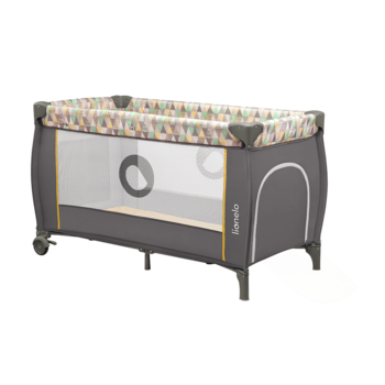 Ліжечко-манеж Lionelo Sven Plus Yellow Scandi, жовтий - Pampik - 5