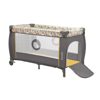 Ліжечко-манеж Lionelo Sven Plus Yellow Scandi, жовтий - Pampik - 9