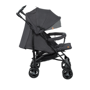 Прогулянковий візок Lionelo Irma Black/Dark Grey, чорний з сірим - Pampik - 3