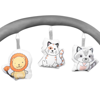 Манеж Lionelo Flower Grey Scandi, сірий - Pampik - 10