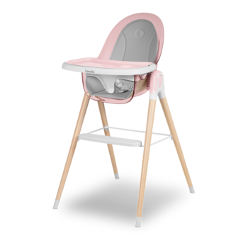 Стілець для годування Lionelo Maya Pink Rose, рожевий - Pampik - 3