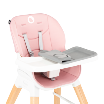 Стільчик для годування Lionelo Mona Bubblegum, рожевий - Pampik - 2