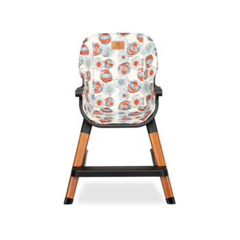 Стільчик для годування Lionelo Mona Flower, кораловий - Pampik - 4