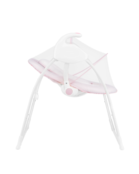 Крісло-гойдалка Lionelo Robin Pink, рожевий - Pampik - 7
