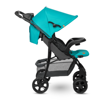 Прогулянковий візок Lionelo Emma Plus Vivid Turquoise, бірюзовий - Pampik - 3