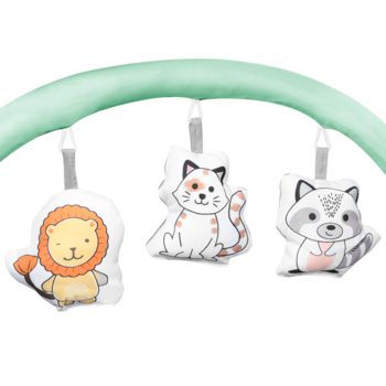 Манеж Lionelo Flower Turquoise, бірюзовий - Pampik - 11