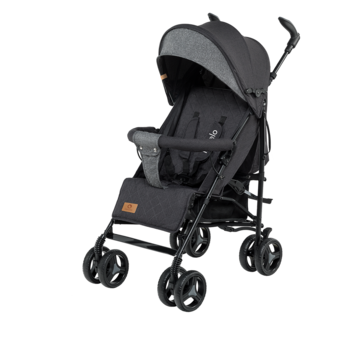 Прогулянковий візок Lionelo Irma Black/Dark Grey, чорний з сірим - Pampik - 9