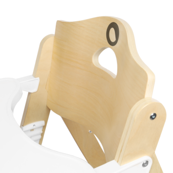 Стілець для годування Lionelo Floris White Natural, білий - Pampik - 10