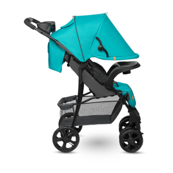Прогулянковий візок Lionelo Emma Plus Vivid Turquoise, бірюзовий - Pampik - 2