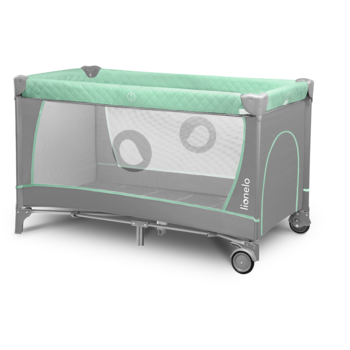 Манеж Lionelo Flower Turquoise, бірюзовий - Pampik - 7