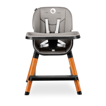 Стульчик для кормления Lionelo Mona Black Onyx, черный - Pampik - 9