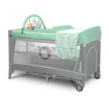 Манеж Lionelo Flower Turquoise, бірюзовий - Pampik - 5