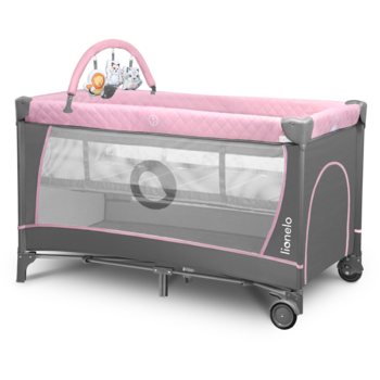 Манеж Lionelo Flower Flamingo, рожевий - Pampik - 2