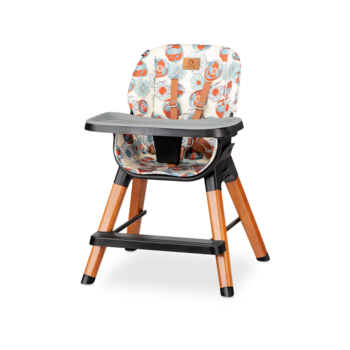 Стільчик для годування Lionelo Mona Flower, кораловий - Pampik - 11