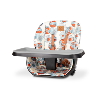 Стільчик для годування Lionelo Mona Flower, кораловий - Pampik - 12