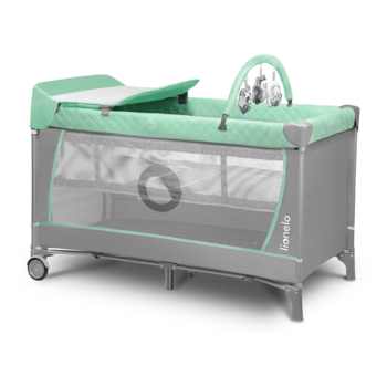 Манеж Lionelo Flower Turquoise, бірюзовий - Pampik - 6