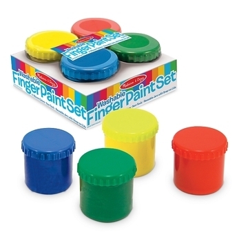Пальчикові фарби Melissa&Doug, 4 кольори (MD4146) - Pampik