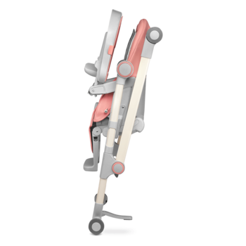 Стілець для годування Lionelo Cora Bubblegum, рожевий - Pampik - 4