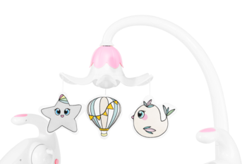 Крісло-гойдалка Lionelo Robin Pink, рожевий - Pampik - 8