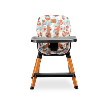 Стільчик для годування Lionelo Mona Flower, кораловий - Pampik - 3