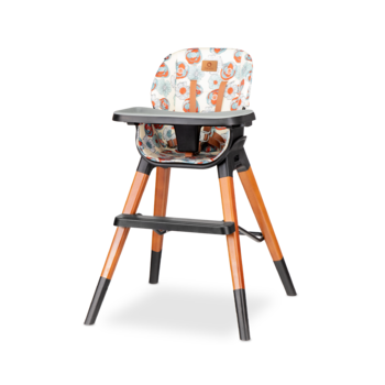 Стільчик для годування Lionelo Mona Flower, кораловий - Pampik - 8