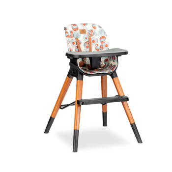 Стільчик для годування Lionelo Mona Flower, кораловий - Pampik - 10