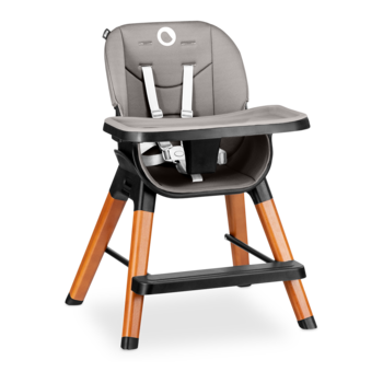 Стульчик для кормления Lionelo Mona Black Onyx, черный - Pampik - 6