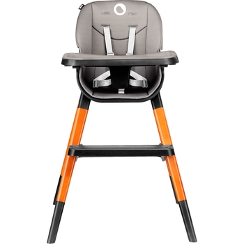 Стульчик для кормления Lionelo Mona Black Onyx, черный - Pampik