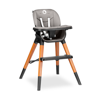 Стульчик для кормления Lionelo Mona Black Onyx, черный - Pampik - 2