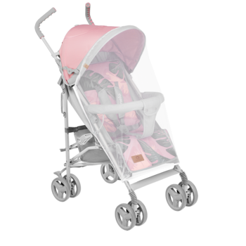 Прогулянковий візок Lionelo Elia Tropical Pink, рожевий - Pampik - 4