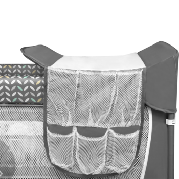 Манеж Lionelo Flower Grey Scandi, сірий - Pampik - 9