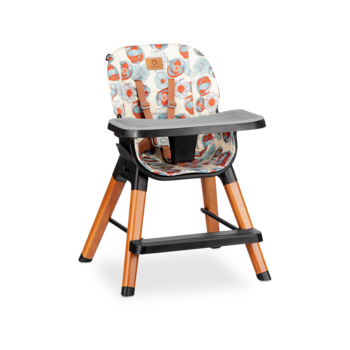 Стільчик для годування Lionelo Mona Flower, кораловий - Pampik - 6