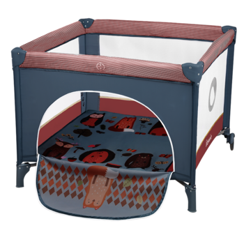 Манеж Lionelo Sofie Cobalt Red, червоний - Pampik - 3