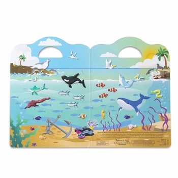 Объемные многоразовые наклейки Melissa&Doug Океан (MD30520) - Pampik - 5