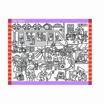 Найди и наклей наклейку Melissa&Doug Вокруг города (MD30150) - Pampik - 5