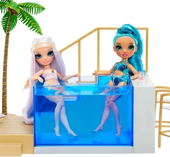 Ігровий набір для ляльок Rainbow High Pacific Coast - Вечірка біля басейну - Pampik - 10